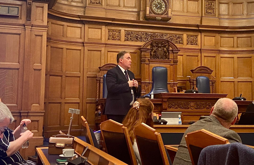 Mayor Jason Perry in the Council Chamber