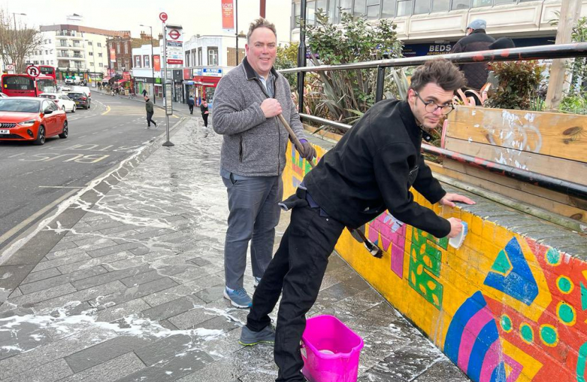 Cleaning up Thornton Heath