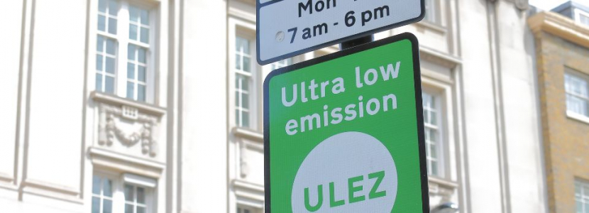 Ultra Low Emission Zone Sign