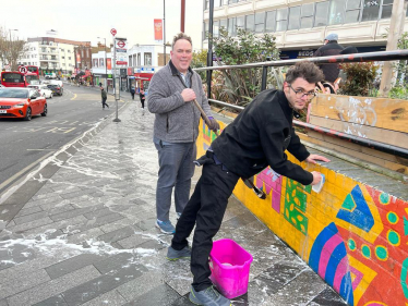 Cleaning up Thornton Heath